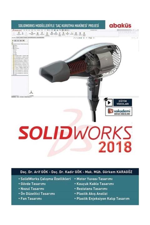 Abaküs Kitap Solidworks 2018-eğitim Videolu