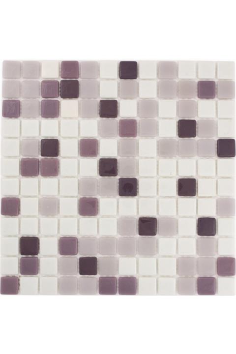 GRANDE STELLA MOSAİC Mor Desenli Cam Mozaik