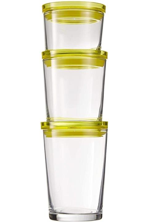 Paşabahçe Zest 3'lü Kavanoz Seti, Sarı