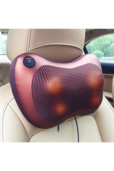 Adil Baba Isıtmalı Yoğurmalı Ovmalı Araç Ve Ofis Masaj Yastığı