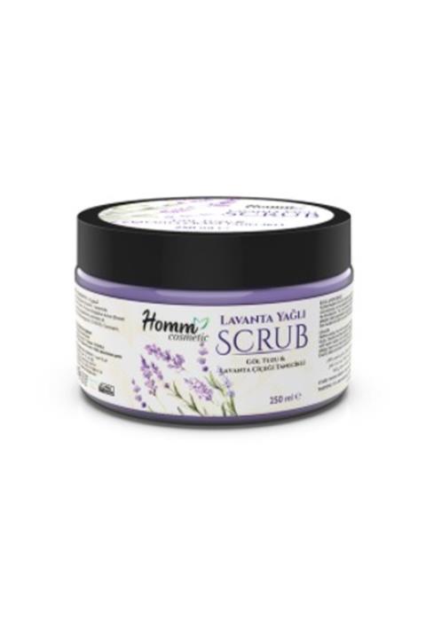HOMMCOZMETİC Lavanta Yağlı Scrub 250 ml Bitki Tanecikli