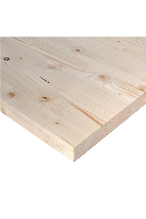 iAhşap Ladin Ahşap Plaka Masif Panel (18mm)(59,4x84 Cm (a1 Ebatı))(1adet)