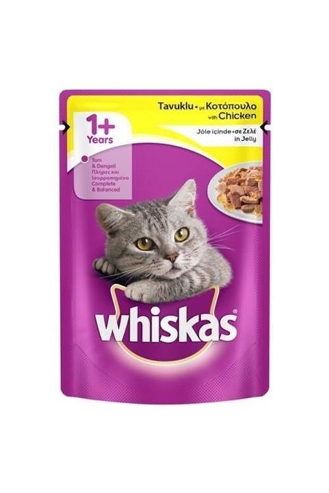 Whiskas Pouch Tavuklu 24 Adet 100 G