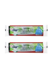 Emr züccaciye Endüstriyel Çöp Torbası Jumbo Boy 2 Paket (20 Adet) 80x110 Cm