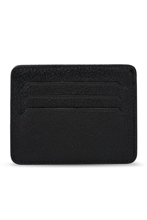 Deri Company Erkek Hakiki (Gerçek) Deri Kartlık Floater Desen Siyah 114506