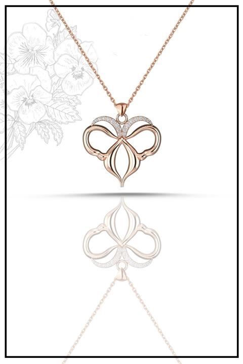 Ignis Diamond Kadın Rose Altın Pırlanta Kolye