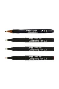 artline Ergoline Kaligrafi Kalemi Karışık Renk 2.0mm 4lü