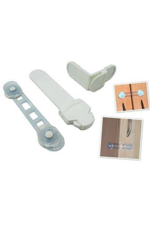 İndiriminVar Dolap Kapağı Çekmece Kilidi Köşe Koruyucu Kapı Stoperi 30parça