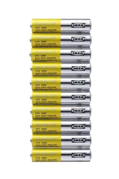 BARBUN Lkea Lr03 Alkalısk Aaa 1,5v Alkalin Pil 10 Adet