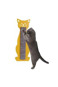Mega Oto Market Kedi Tırmalama Ve Kaşıma Tahtası Kedi Sarı
