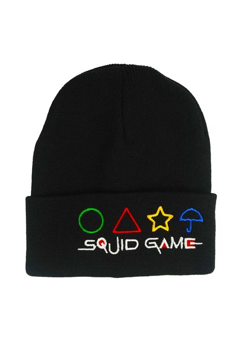 Cinnamon Bunny Squid Game Nakıışiı Bere Unisex Siyah