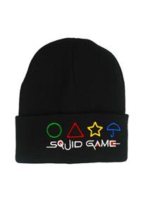 Cinnamon Bunny Squid Game Nakıışiı Bere Unisex Siyah