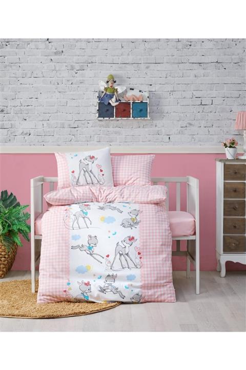 Cotton Box Emh Bambi Pembe Bebek Nevresim Takımı