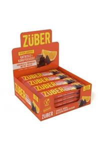 Züber Kakao Portakallı Meyve Tatlısı Şekersiz 40grx12 Şeker Ilavesiz Glutensiz Sağlıklı Atıştırmalık
