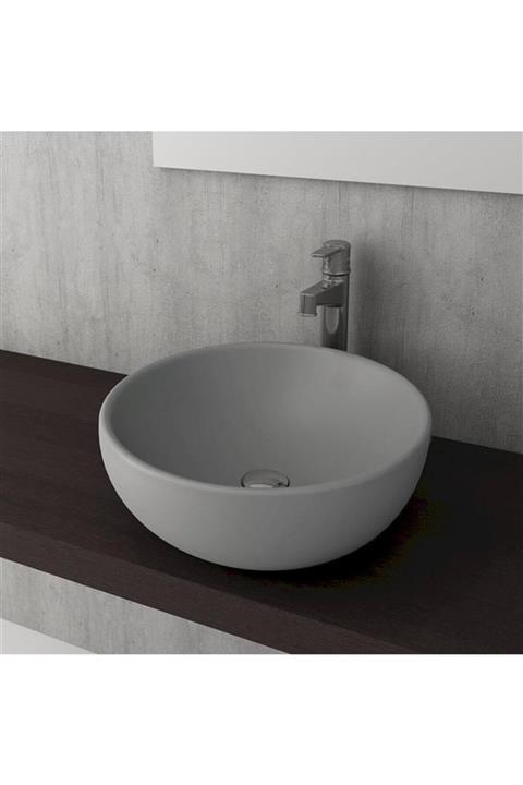Bocchi Venezia Çanak Lavabo 45 Cm Gri 1119-006-0125