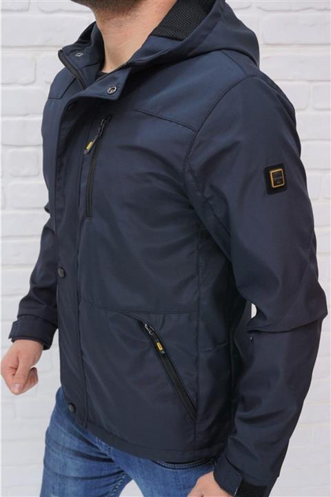 DYNAMO Erkek Lacivert Kapüşonlu Yağmurluk