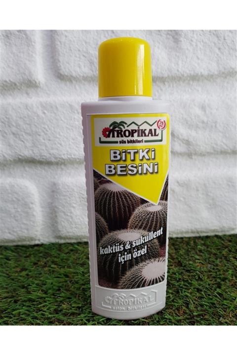 TROPİKAL Kaktüs Sukulent Gübresi 225 ml Bitki Besini Sıvı Gübre Bitki Vitamini Kaktüs Besini