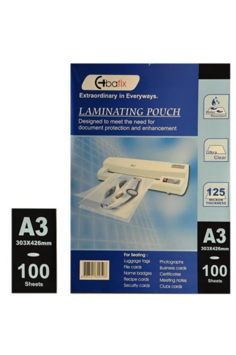 Bafix Bafıx A3 125 Mıc 100'lu Lamınasyon Filmi