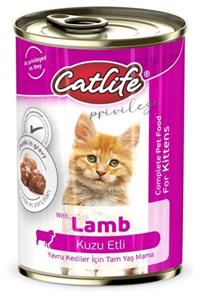 Catlife Kitten Kuzu Etli Konserve 400 Gr. 24 Adet