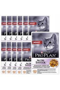 Purina Pro Plan Proplan Pouch Yaş Mama 85 gr x 24 Adet - 12 Adet Hindili + 12 Adet Kuzu Etli