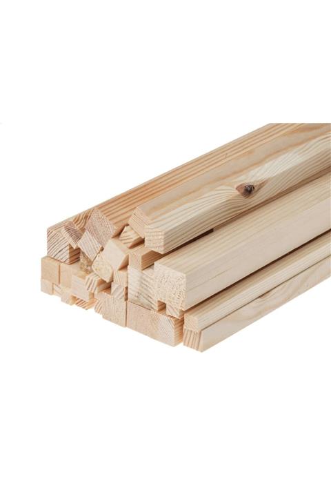 iAhşap 10x15x175 Cm (1 Adet) Sedir (katran )ahşap Çıta Taslak Tahta Ve Planyalı Kereste