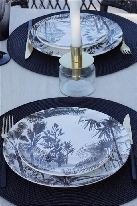 Rakle Palma 16 Parça 4 Kişilik Yemek Seti