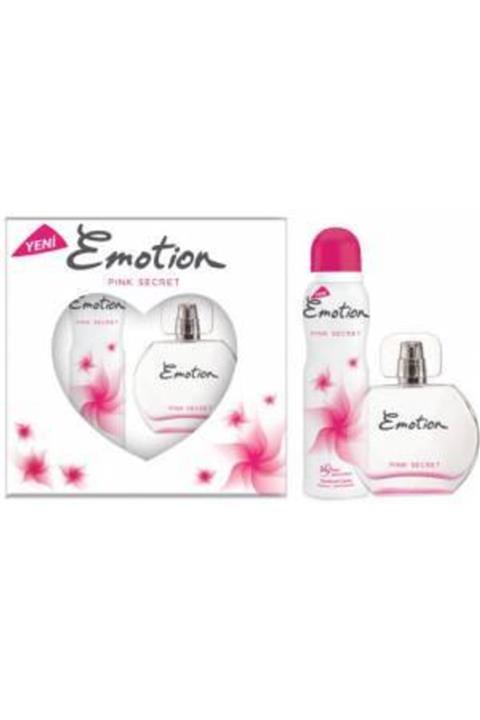 Emotion Pınk Secret Edt 50 ml Kadın Parfüm + 150 ml Deodorant Parfüm Seti mlxh02