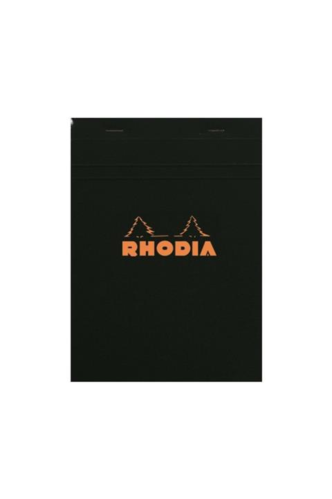 Rhodia Siyah Kapak Basic A5 Boy Kareli Bloknot Defter Rt162009