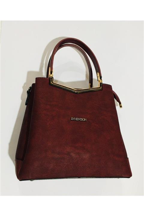 İnventions Kadın Bordo Abiye Çanta