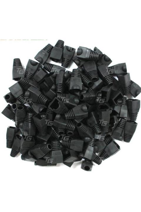 TEKNOGREEN Tkj-45ps Rj45 Siyah Koruma Kılıfı 100lü
