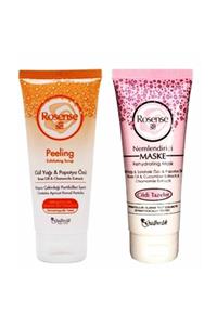 Gülbirlik Rosense Rosense Temizleyici Peeling 75ml. + Rosense Nemlendirici Nem Maskesi 75 Ml.