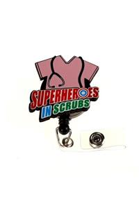 Cetinshop Süper Heroes In Scrubs Ahşap Yoyo Yaka Kartlık
