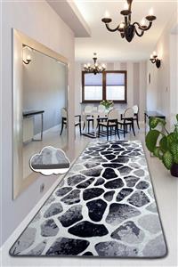 Chilai Home Roche Grey Yolluk Kaymaz Tabanlı Kesme Rulo Halı Yolluk