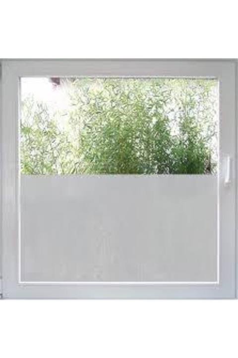 BOZMET Cam Kumlama Kendilğinden Yapışkanlı Folyo 37cmx6 Buzlu Cam Filmi
