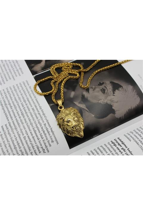 The Mase Store Paslanmaz Çelik Aslan Uç Ve Kolye