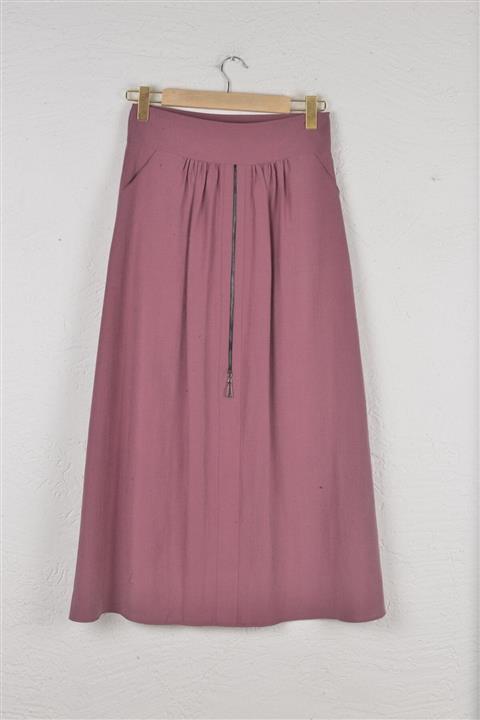 TRENDPARK Kadın Fermuar Modelli Etek