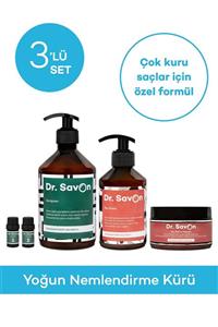 Dr. Savon Yoğun Nemlendirme Kürü 3'lü Set