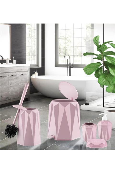 Quka Plastic Plastik Banyo Seti Vanity 5'li