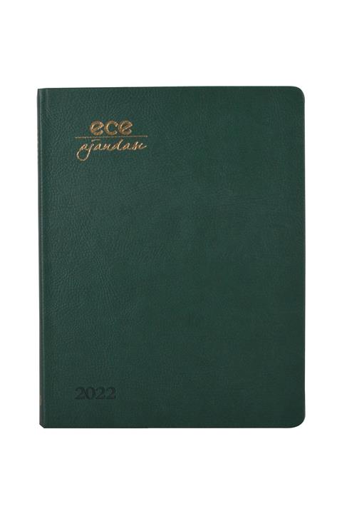 Ece Ajanda Sı - 2022 Sahil Koleksiyonu - Alaçatı 18,5 X 23,5 Cm Yeşil