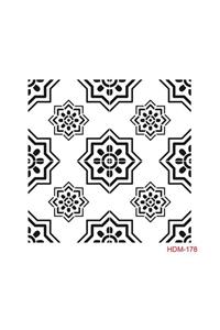 Cadence Home Dekor Midi Stencil Şablon 25x25 Cm