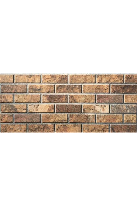 THERMOSİDİNG Düz Tuğla Uv Baskılı Strafor Köpük Duvar Kaplama Paneli 10 Adet (50X120X3CM)(DT010)