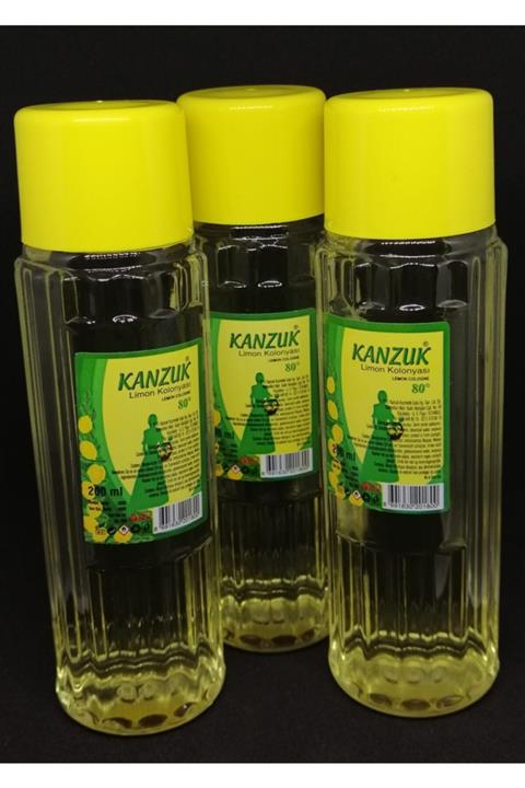 Kanzuk 80c 200 Cc Limon Kolonyası (3 Adet)