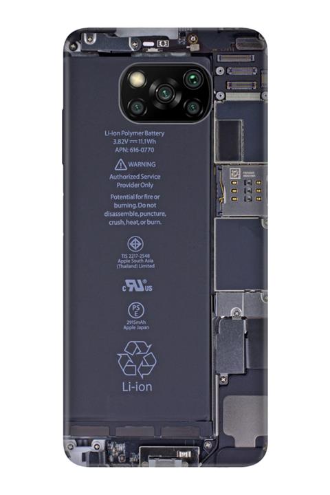 Xiaomi Poco X3 Nfc - Pro Pure Modern Desenli Silikon Kılıf Iphone Mekanik