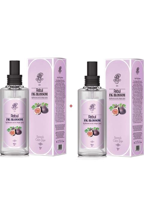 Rebul Fig Blossom Cam Şişe Sprey Kolonya 100ml X 2 Adet