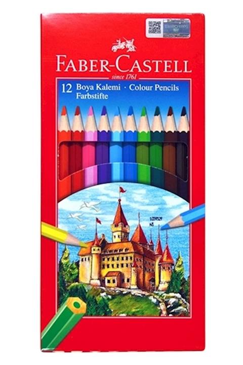 Faber Castell Kuru Boya Kalemi 12 li