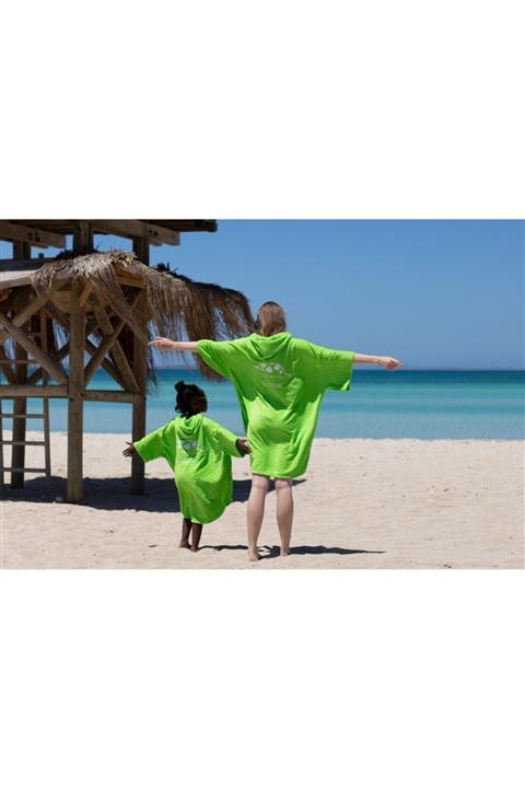 EC DESIGN CO Aplike Detaylı Moody Unisex Çocuk Panço