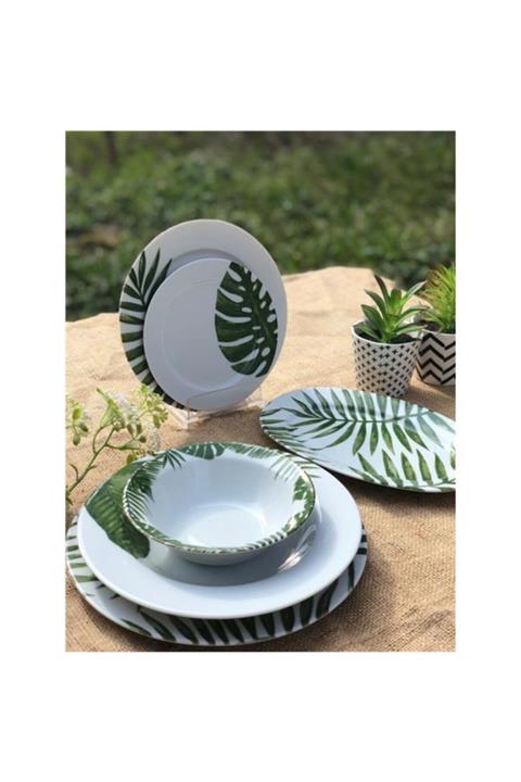 Porland Beyaz Botanik 32 Parça Yemek Takımı