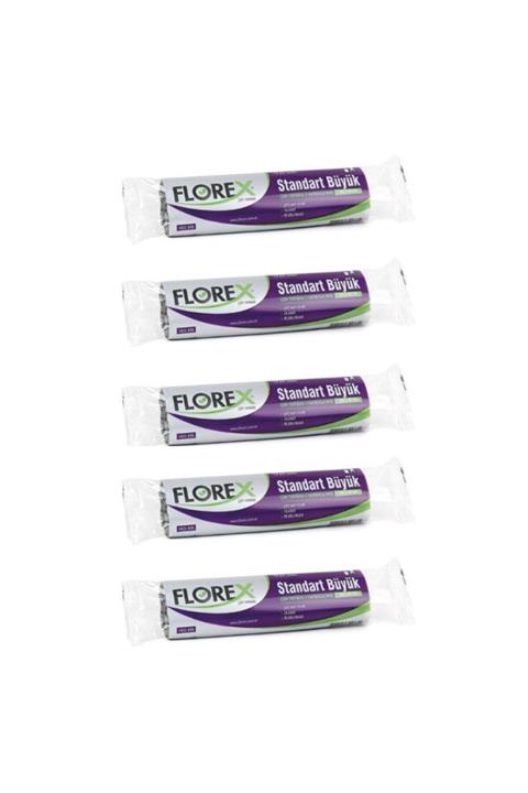 Florex Büyük Boy Çöp Torbası 5 Rulo