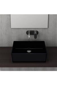 Bocchi Milano Çanak Lavabo 50 Cm Parlak Siyah 1215-005-0125