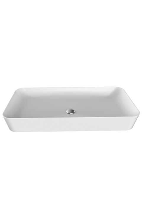 Creavit Ul080 Ultra Tezgah Üstü Lavabo Beyaz 80 Cm